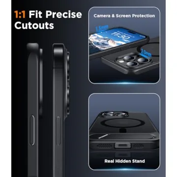 Temdan Magnetic Case for iPhone 15 Pro Max - Slim & Shockproof