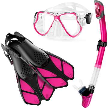 Zenoplige Snorkel Set for Scuba Diving & Swimming