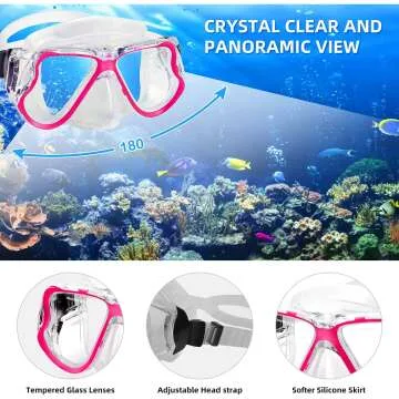 Zenoplige Snorkel Set for Scuba Diving & Swimming