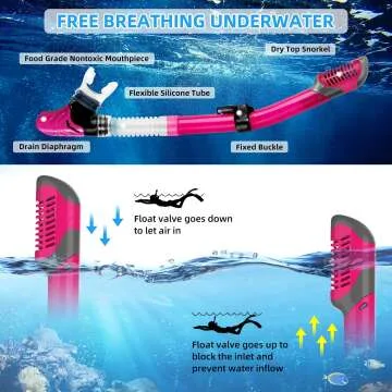 Zenoplige Snorkel Set for Scuba Diving & Swimming