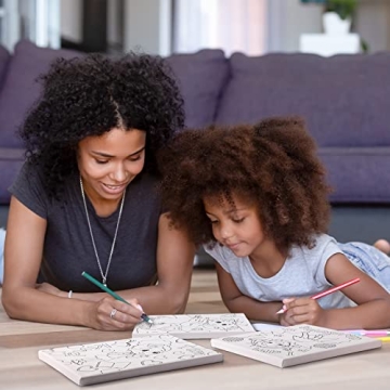 Tatuo 6 Black Girl Pre Drawn Canvases for Painting