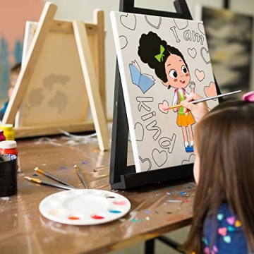 Tatuo 6 Black Girl Pre Drawn Canvases for Painting