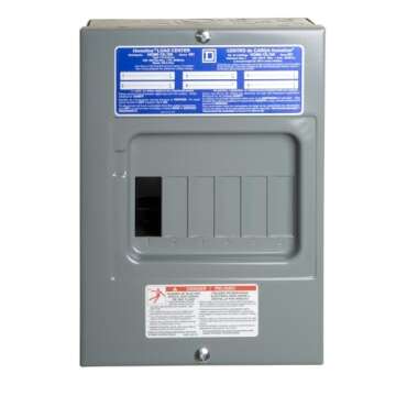 Square D by Schneider Electric HOM612L100SCP Homeline 100 Amp 6-Space 12-Circuit Indoor Surface, No Size, No Color