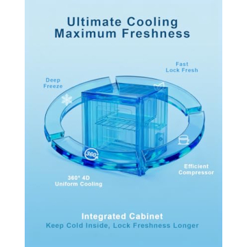 Feelfunn 1.1 Cu.ft Mini Freezer - Compact and Efficient Freezing Solutions