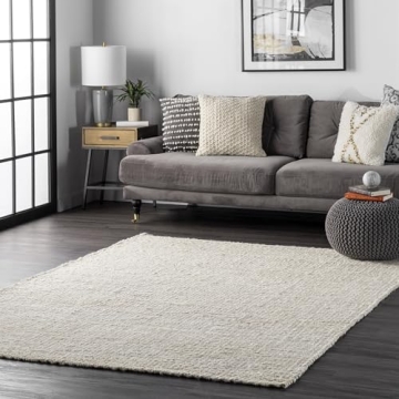 nuLOOM Hailey Jute Area Rug - Stylish & Durable 8x10