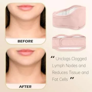 Pedobi 2 Pcs Castor Oil Pack Wrap, Organic Cotton Castor Oil Wrap for Neck, Castor Oil Compress for Liver Detox, Insomnia, Constipation Pink