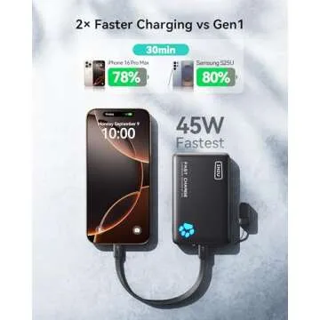 INIU Portable Charger 10000mAh Fast Charging Power Bank