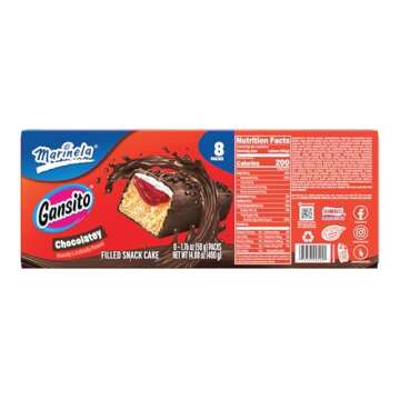 Marinela Gansito Strawberry Snack Cakes | 8 Count