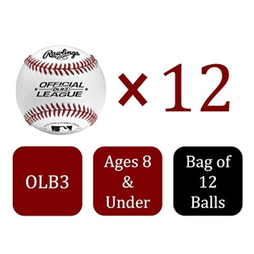 Rawlings Official League Baseballs - Pack of 12 for Practice