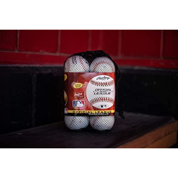 Rawlings Official League Baseballs - Pack of 12 for Practice