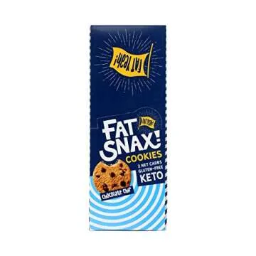 Fat Snax Cookies Retail Box (Chocolate Chip)
