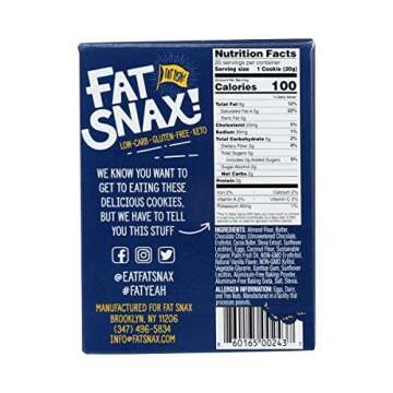 Fat Snax Cookies Retail Box (Chocolate Chip)