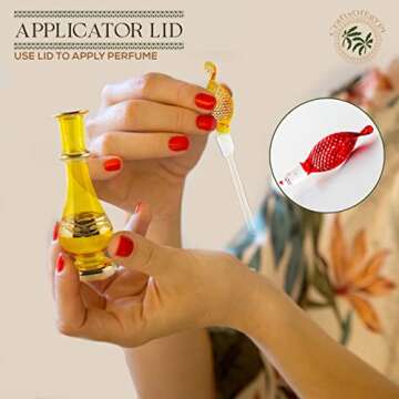 Handcrafted Genie Glass Perfume Bottles Set of 10