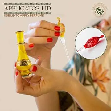 Handcrafted Genie Glass Perfume Bottles Set of 10