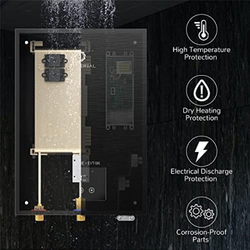 Airthereal Electric Tankless Water Heater 18kW - Endless Hot Water