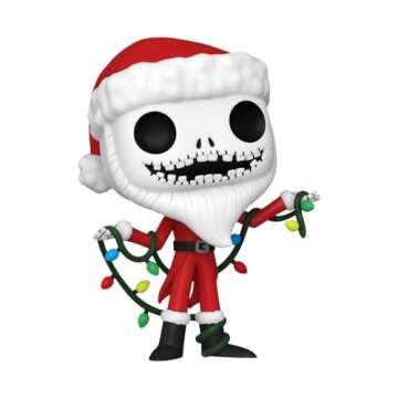 Funko POP! Disney: The Night Before Christmas 30th - Santa Jack Skellington - Collectable Vinyl Figu...