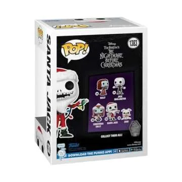 Funko POP! Disney: The Night Before Christmas 30th - Santa Jack Skellington - Collectable Vinyl Figure - Gift Idea - Official Merchandise - for Kids & Adults