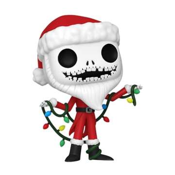 Funko POP! Disney: The Night Before Christmas 30th - Santa Jack Skellington - Collectable Vinyl Figure - Gift Idea - Official Merchandise - for Kids & Adults
