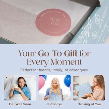 Unboxme Lavender Spa Gift Set - Relaxation Gifts for Women with Candle & Bath Bombs - Perfect Self-Care Gift for Women, Birthdays, Christmas, Get Well Soon, or Valentine's Day