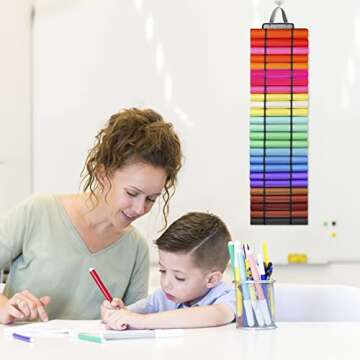 Vinyl Roll Holder - Wall Mount Storage for Crafting Supplies