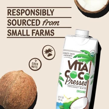 Vita Coco Organic Coconut Water Refreshing 12 Pack