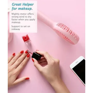 HonHey Portable Handheld Fan - USB Rechargeable, 4 Speeds