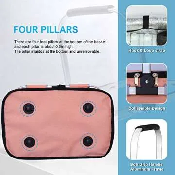 LIQING 35L Picnic Basket - Insulated & Stylish