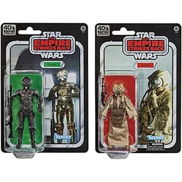 STAR WARS The Black Series 4-LOM and Zuckuss Toys 6-Inch-Scale The Empire Strikes Back Collectible F...