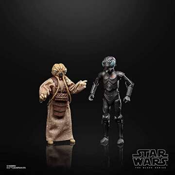 STAR WARS The Black Series 4-LOM and Zuckuss Toys 6-Inch-Scale The Empire Strikes Back Collectible Figures 2-Pack (Amazon Exclusive)