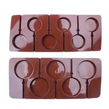BAKER DEPOT Silicone Mold Set for Lollipops and Cake