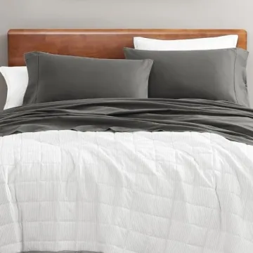 Luxurious Lane Linen Organic Cotton King Sheets Set