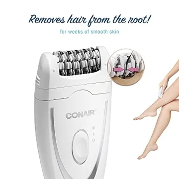 Conair Full Body Epilator for Women, Cordless & Rechargeable