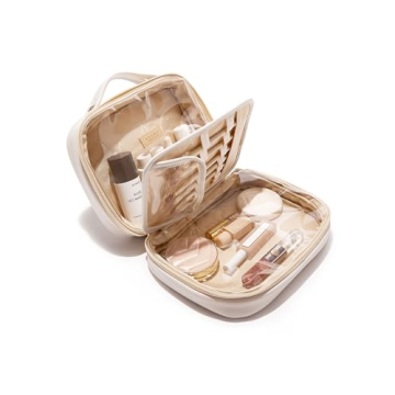 EACHY Travel Makeup Bag Waterproof Cosmetic Organizer