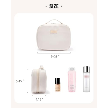 EACHY Travel Makeup Bag Waterproof Cosmetic Organizer