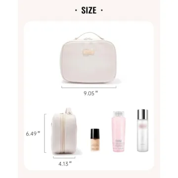 EACHY Travel Makeup Bag Waterproof Cosmetic Organizer