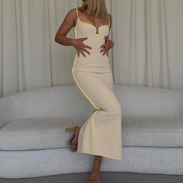 Seyurigaoka Hollow Out Long Dress Elegant Cocktail Party Wear