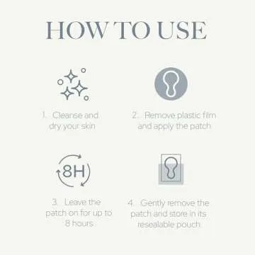 SiO Beauty ChestLift - Chest Anti-Wrinkle Pad 4 Weeks Supply - Overnight Smoothing Silicone Pad For Cleavage & Decollete Skin