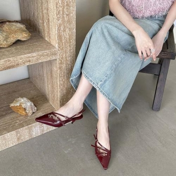 Stylish MICIFA Slingback Kitten Heels for Women