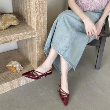 Stylish MICIFA Slingback Kitten Heels for Women