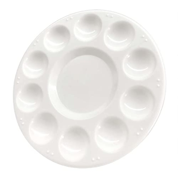 Kid-Friendly 1 Pcs Plastic Paint Palette for Creativity