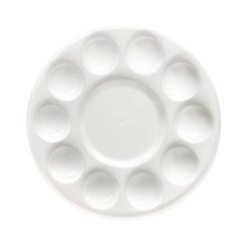 Kid-Friendly 1 Pcs Plastic Paint Palette for Creativity