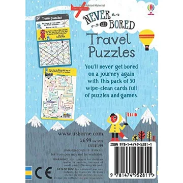 Travel Puzzles Never Get Bored Cards for Family Fun