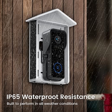 Waterproof Solar Charger for Video Doorbell 2020 Upgrades