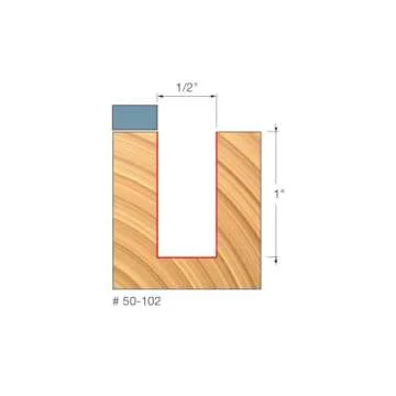 Freud 50-102 1/2" Top Bearing Flush Trim Bit for Woodworkers
