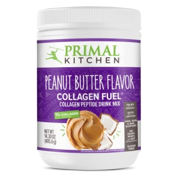 Peanut Butter Flavor Collagen Fuel Drink Mix, 14.3 Ounces