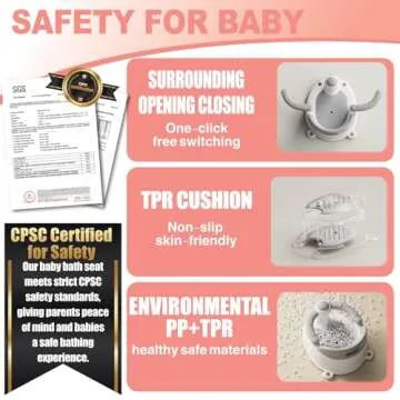 Baby Bath Seat for Safe and Fun Bathtime