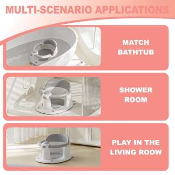 Baby Bath Seat for Safe and Fun Bathtime