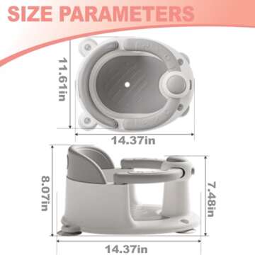 Baby Bath Seat for Safe and Fun Bathtime