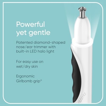 Conair GIRLBOMB Women's Nose Hair Trimmer - Painless Precision