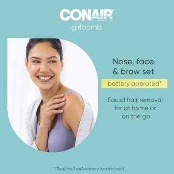 Conair GIRLBOMB Women's Nose Hair Trimmer - Painless Precision